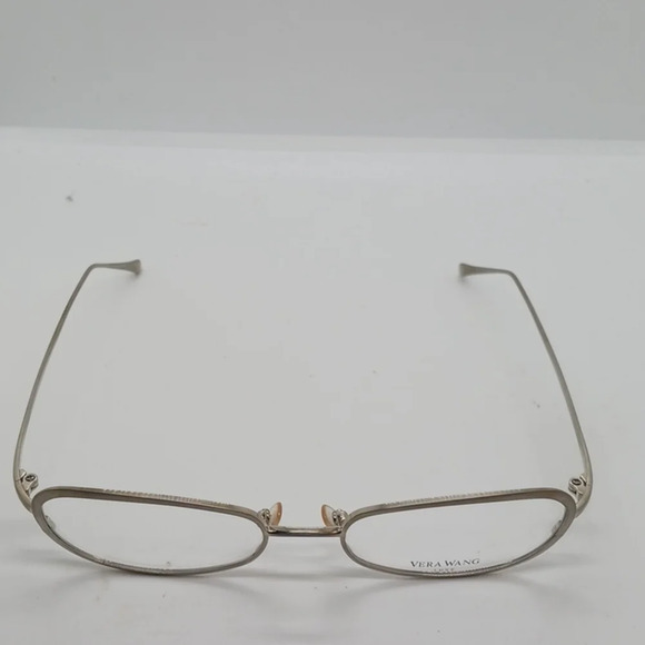 NWT WOMEN\'S VERA WANG LUXE EYEGLASS FRAMES REGAL SILVER
